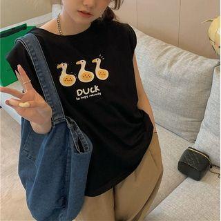 Duck Print Tank Top