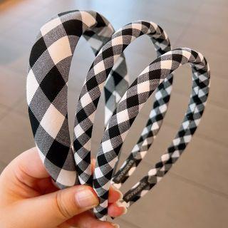 Gingham Check Headband