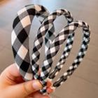 Gingham Check Headband