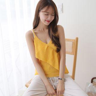 Flap-detail Knit Camisole Top