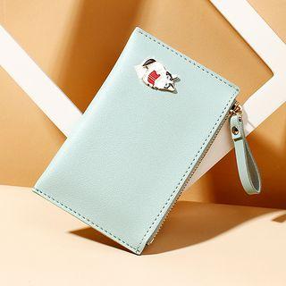 Cat Accent Zipper Wallet