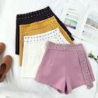 Studded Wide Leg Shorts