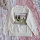 Print Sweater 1 Pc - Sweater - Off-white - One Size