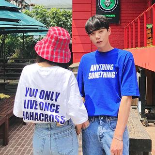Couple Printed Boxy-fit T-shirt