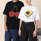 Cherry / Avocado Printed Short-sleeve T-shirt