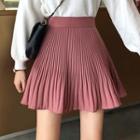 A-line Mini Accordion Pleat Skirt