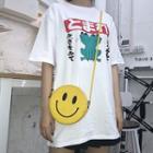 Short-sleeve Frog Print T-shirt