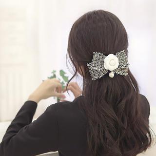 Flower Ribbon Hair Pin