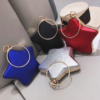 Twist Lock Hoop Handle Star Chain Strap Cross Bag
