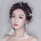 Flower Hair Pin / Drop Earring