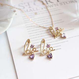 Lettering Necklace / Earring