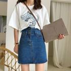 High-waist Slim-fit Skirt
