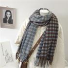Couple Matching Houndstooth Fringed Scarf