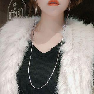 Alloy Fringed One-piece Chained Earring
