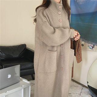 Turtleneck Long Cardigan