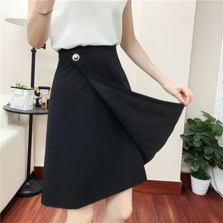 Asymmetrical A-line Accordion Pleat Skirt