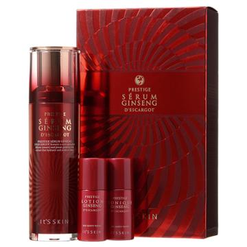 Its Skin - Prestige Descargot Ginseng Serum Set: Serum 40ml + Toner 15ml + Lotion 15ml 3 Pcs