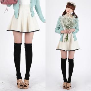 A-line Knit Skirt