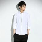 3/4-sleeve Button-down Shirt