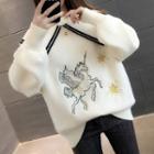 Unicorn Collared Sweater