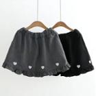 Heart Knit Mini Skirt
