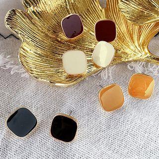 Flat Sterling Silver Ear Stud