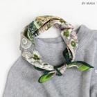 Print Light Scarf Green - One Size