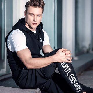 Sport Set: Short-sleeve T-shirt + Hooded Tank Top + Shorts + Leggings