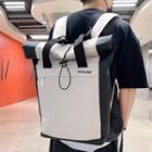 Drawcord Lettering Backpack