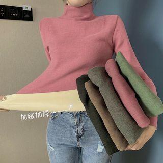 Cowl-neck Slim-fit Knit Top In 6 Colors