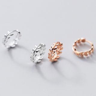 Leaf Sterling Silver Earring