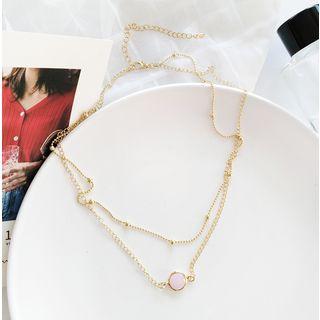 Layered Necklace 1 Pc - One Size