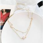 Layered Necklace 1 Pc - One Size