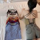 Strappy Back Camisole Top (various Designs)
