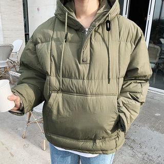 Duck Down Padded Anorak Hoodie