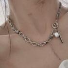 Chain Necklace 0882a - Silver - One Size
