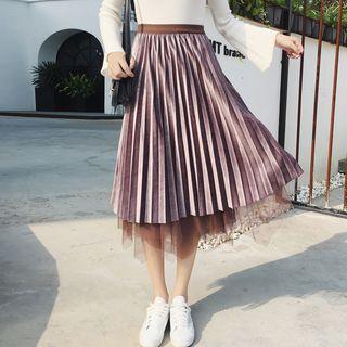 Reversible Midi A-line Skirt