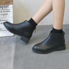 Zip-back Ankle Boots