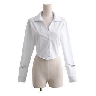 Buckled Crop Shirt