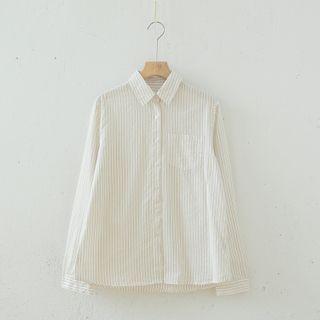 Long-sleeve Stiped Shirt