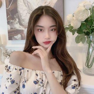 Floral Print Short-sleeve Top As Figure - One Size