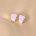 Glaze Alloy Earring 1 Pair - Violet - One Size