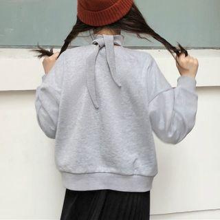 Tie-back Sweatshirt