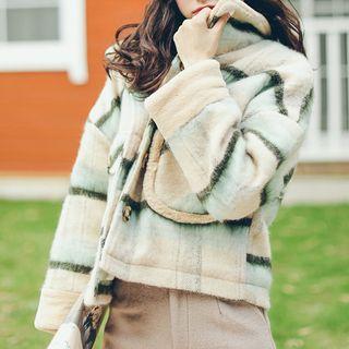 Stripe Collared Jacket