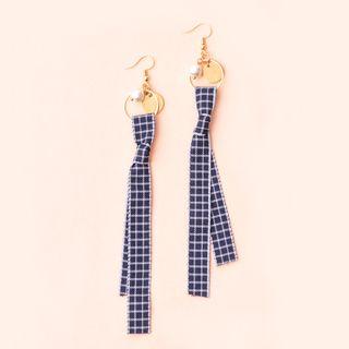 Plaid Strap Earring