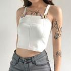 Butterfly Accent Cropped Camisole Top