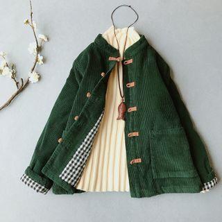 Frog Button Corduroy Jacket