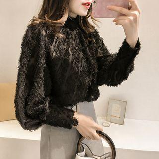 Diamond Pattern Blouse