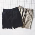 Fray Drawstring Shorts