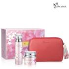 Isa Knox - Age Focus Wrinkle Serum Set (cherry Blossom Edition 2): Serum 50ml + Light Moisture Cream 30ml + Pouch 1pc 3pcs